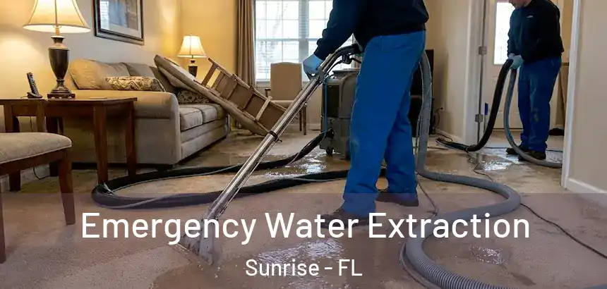  Emergency Water Extraction Sunrise - FL
