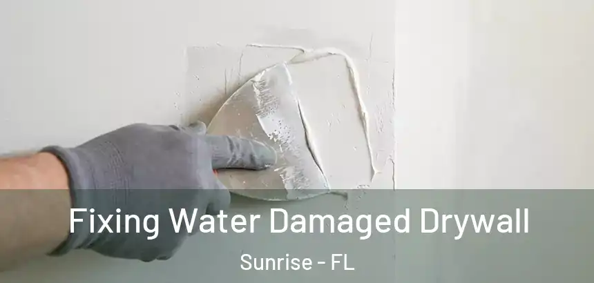 Fixing Water Damaged Drywall Sunrise - FL
